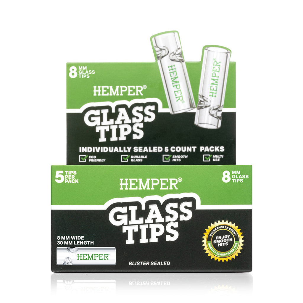Glass Filter Tips 8mm | Display