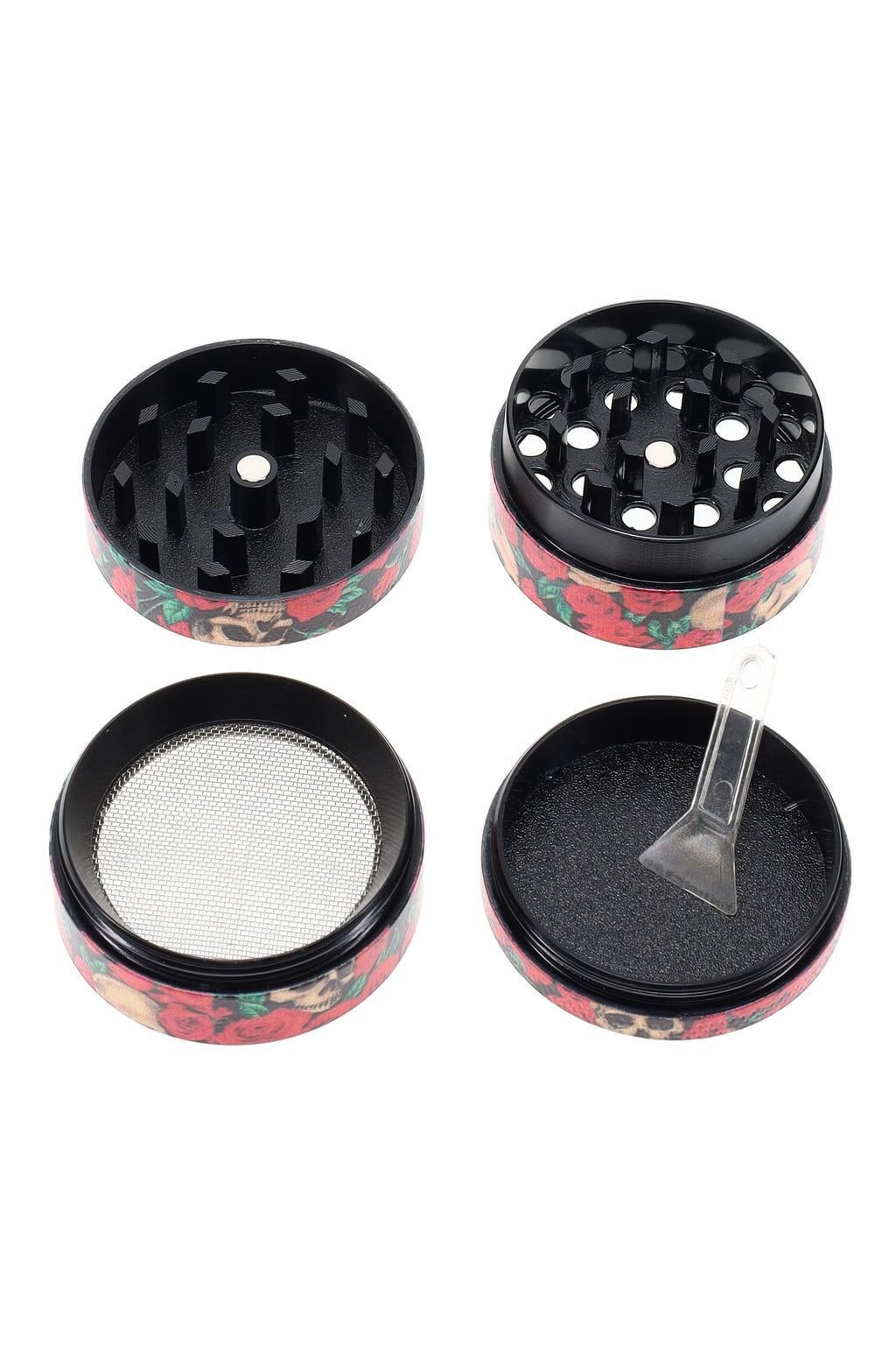 Metal Pipe & 4-Part Metal Grinder Gift Set – 1½″ – Choose Design