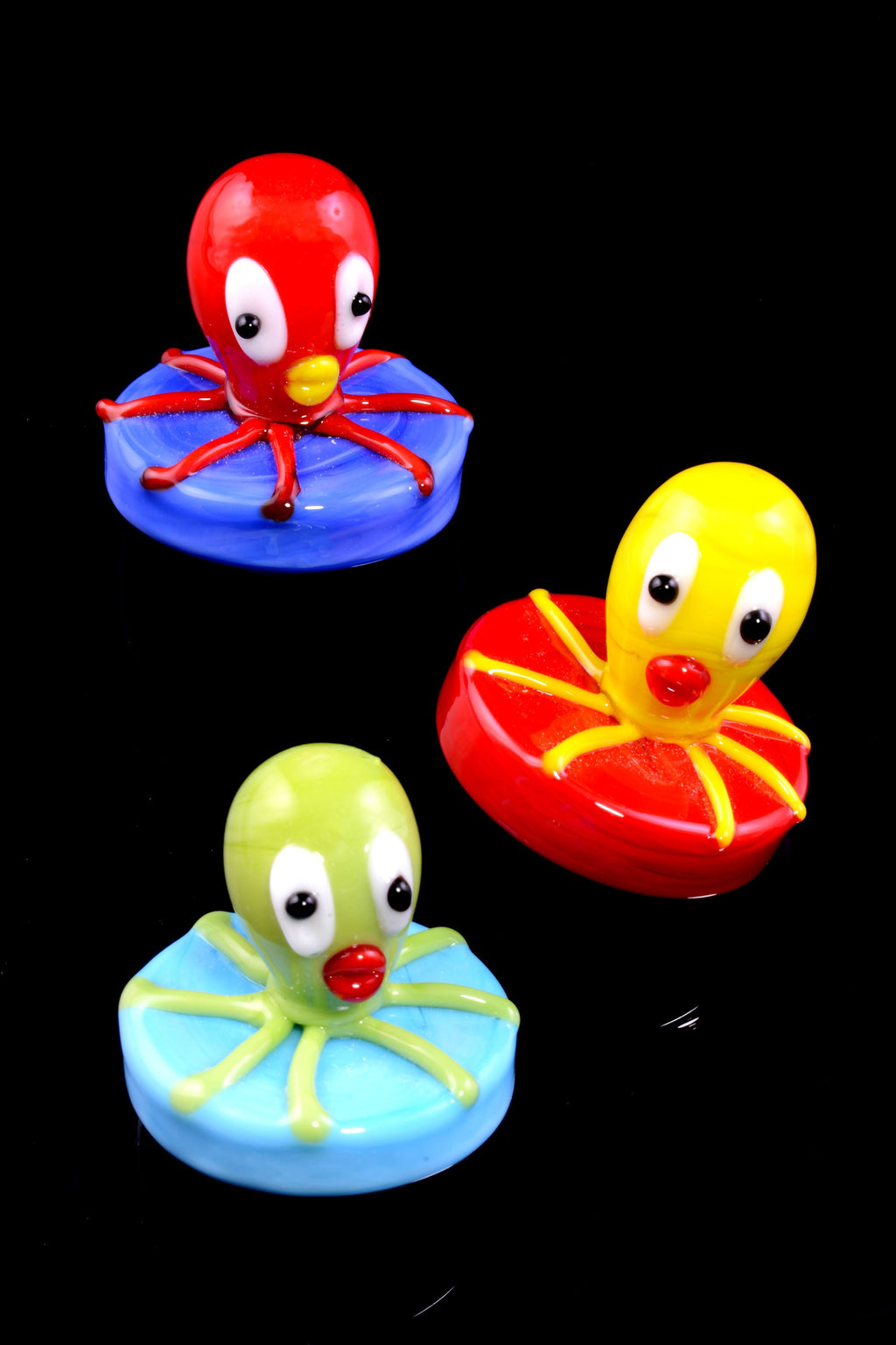 Glass Octopus Carb Cap – Assorted Colors