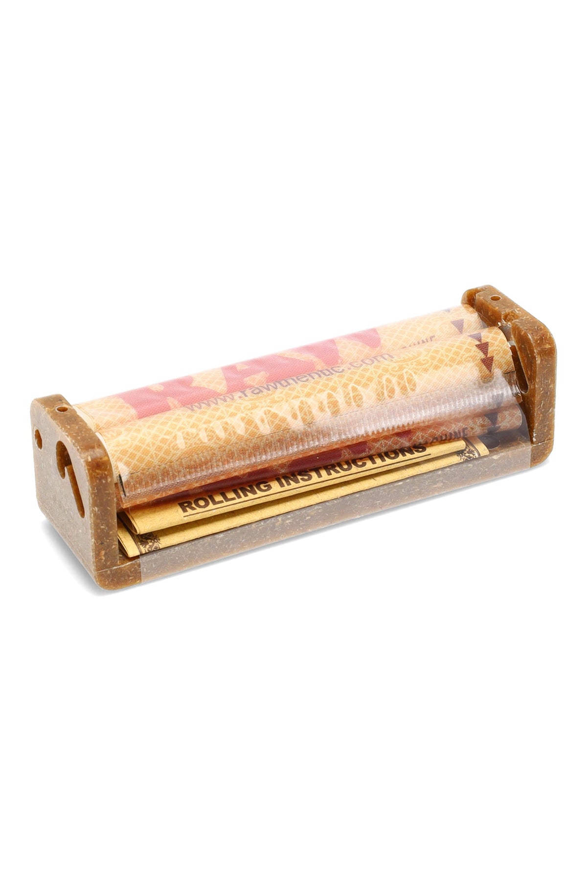 RAW 79 mm Hemp Plastic Rolling Machine – 12 Count Display