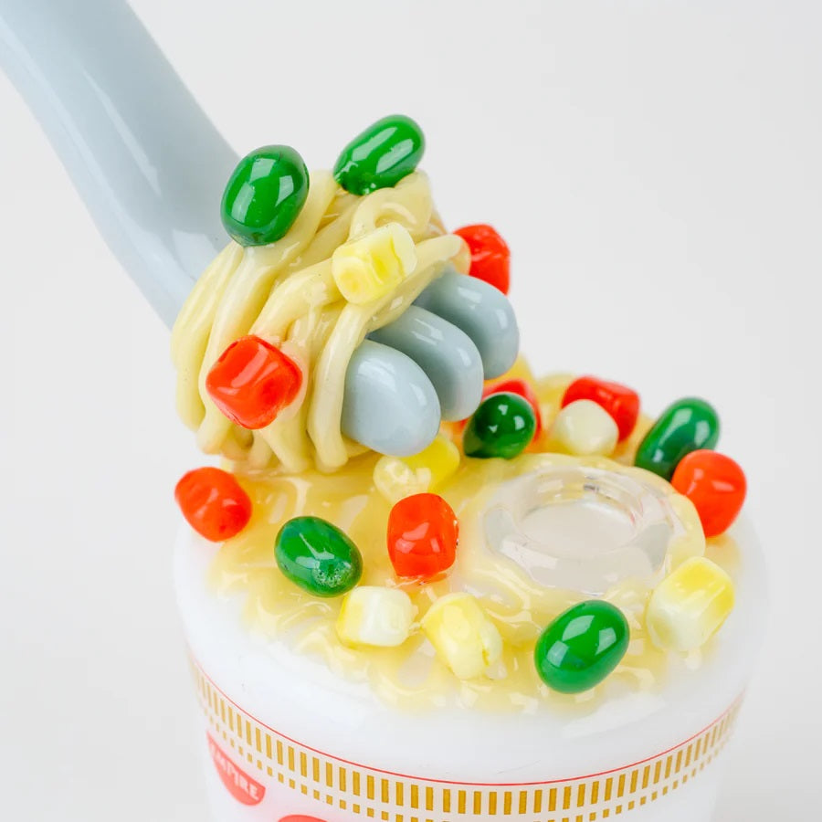 Empire Glassworks “Fork & Noods” Mini Rig – 6½″ – 14.5 mm Female – US-Made