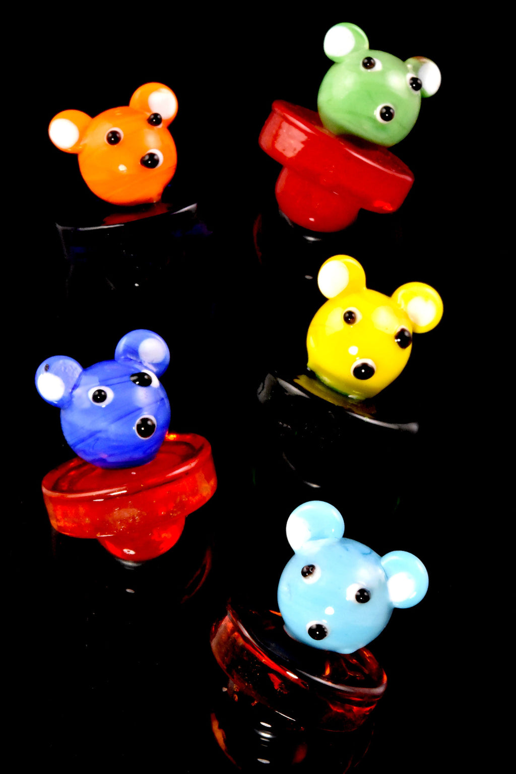 Glass Koala Bear Carb Cap “Tree Hugger” – Assorted Colors