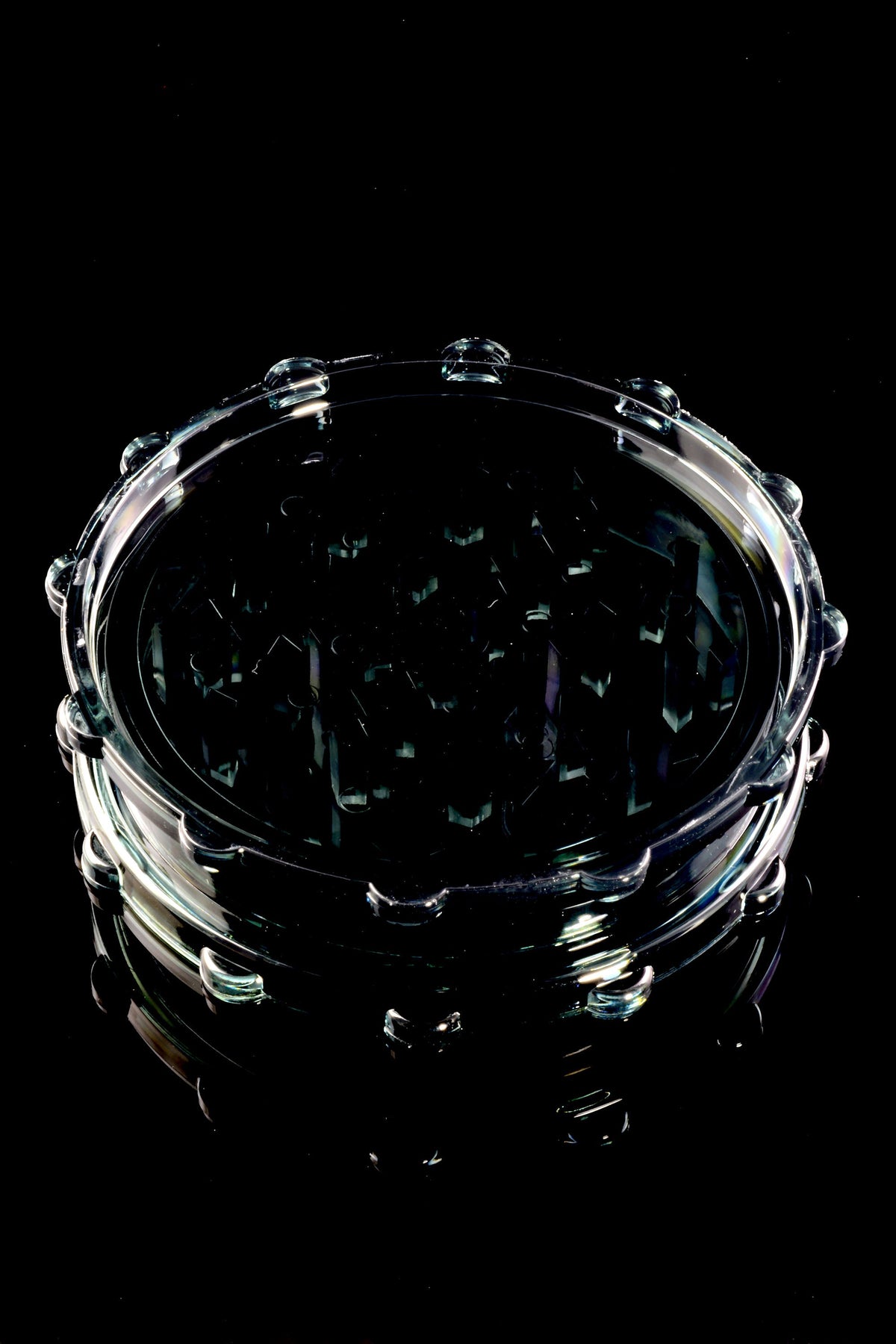 Acrylic 2-Part Herb Grinder “Pocket Chomp” – 3″ – Assorted Colors