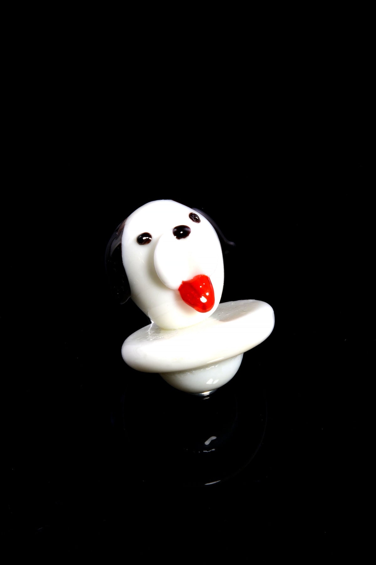 Glass “Happy Hound” Carb Cap – Assorted Colors
