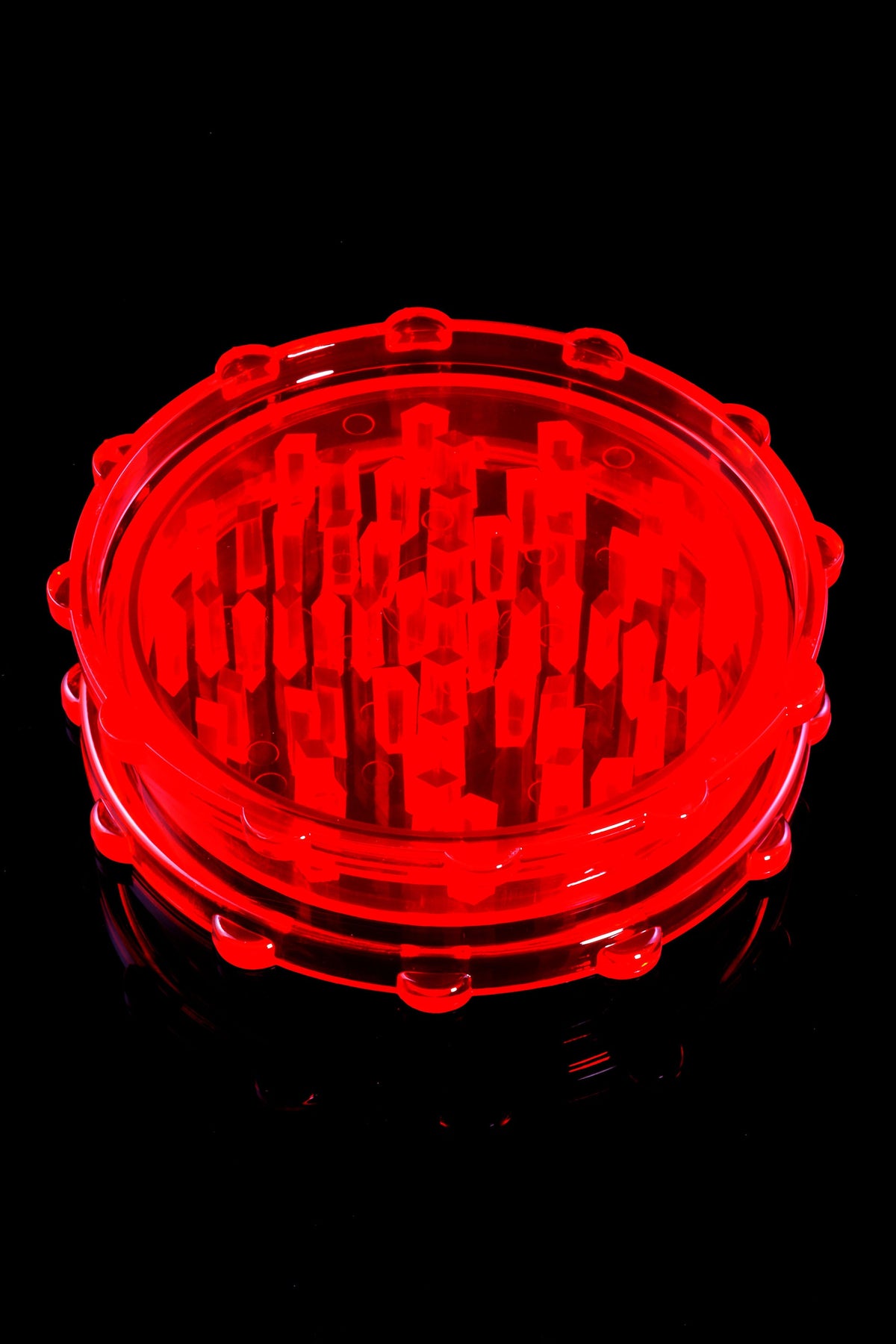 Acrylic 2-Part Herb Grinder “Pocket Chomp” – 3″ – Assorted Colors