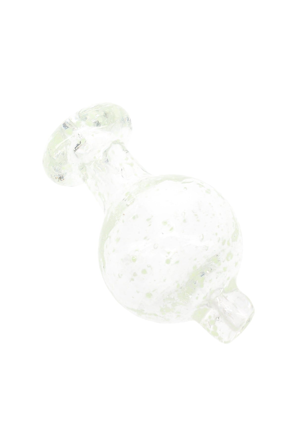Glow-in-the-Dark Frit Glass Bubble Carb Cap “Night Spark” – Assorted Colors