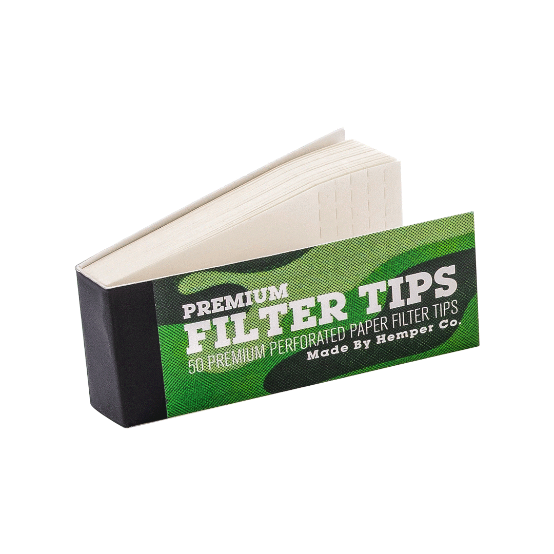 Hemper Perforated Filter Tips (50ct)