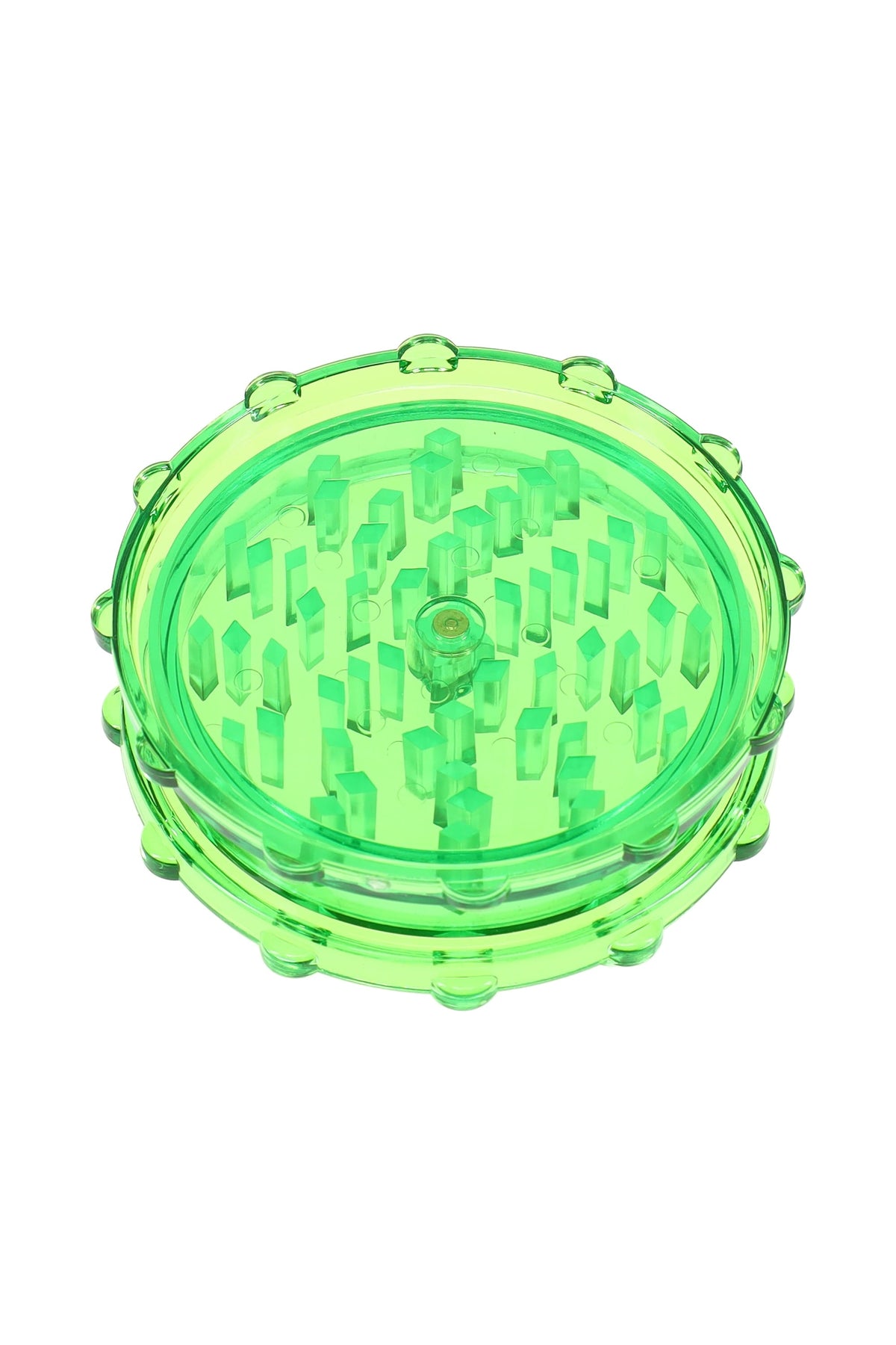3" Acrylic Magnetic 2-Part Herb Grinder “Color Pop” – Choose Color