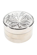 Leaf Design 3-Part Metal Herb Grinder “Leaf Lift” – 2″