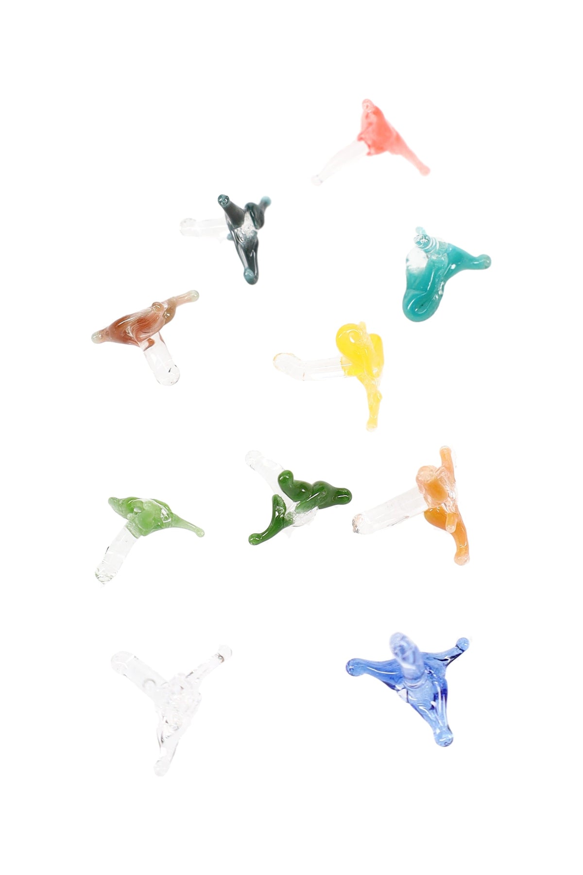 Glass Jack Pipe Screens – 200-Count Jar – Assorted Colors