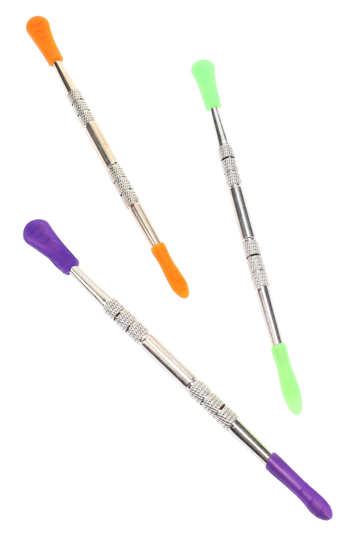 Metal Dab Tool with Silicone Tips “Soft Scoop” – Assorted Colors