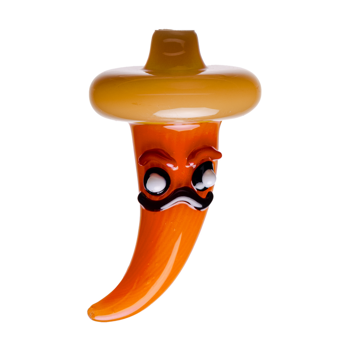 Human Grade Chili Pepper Glass Carb Cap