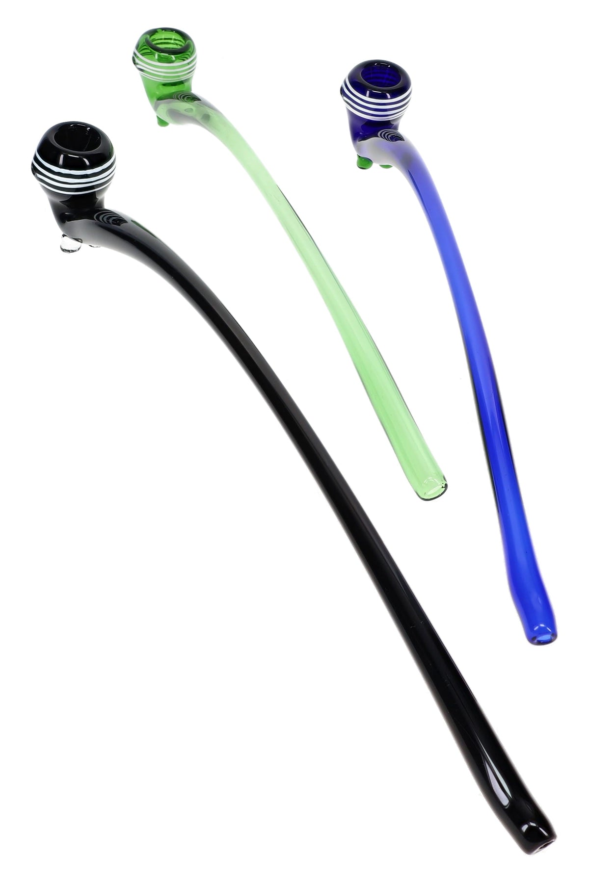 Colored Glass Gandalf Pipe “Wizard Wand” – 14.5″ – Assorted Colors