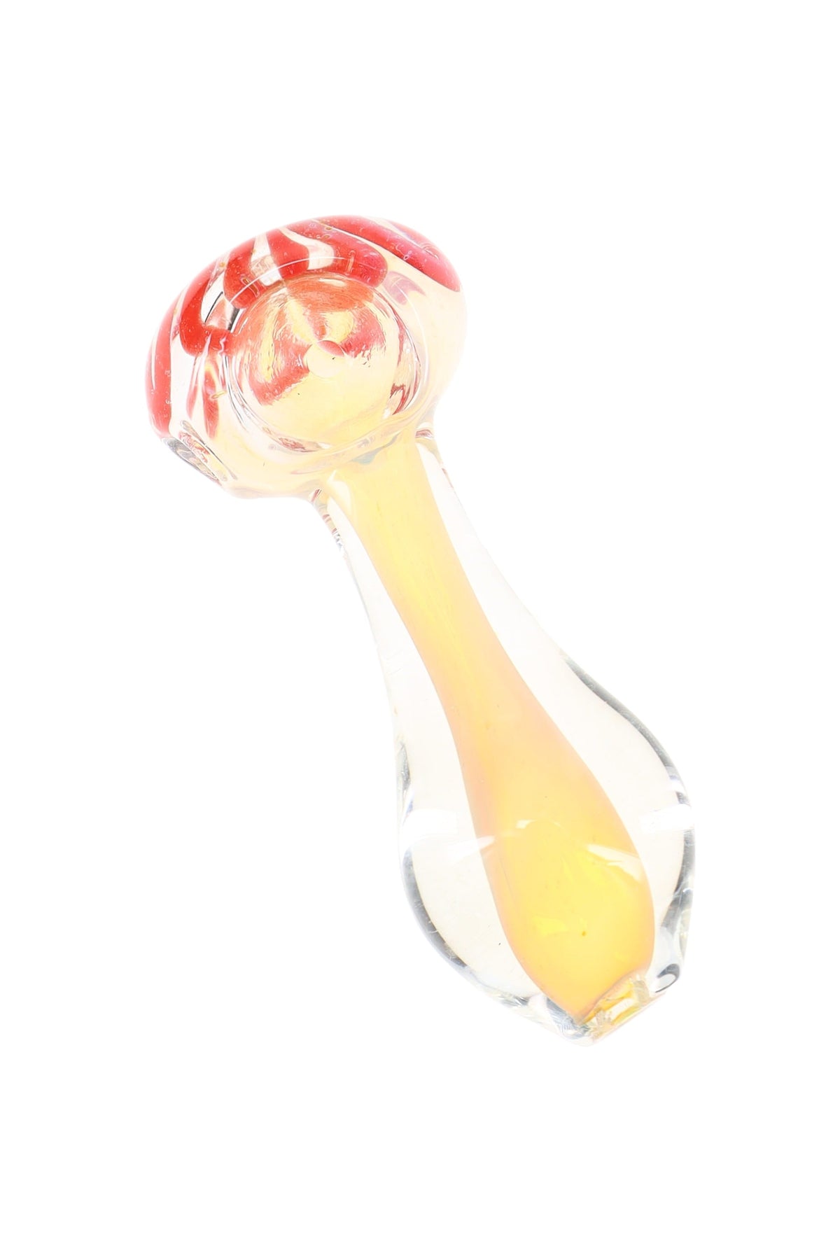 Color-Changing Stripe Spoon Pipe “Pocket Prism” – 3½″ – Assorted Colors