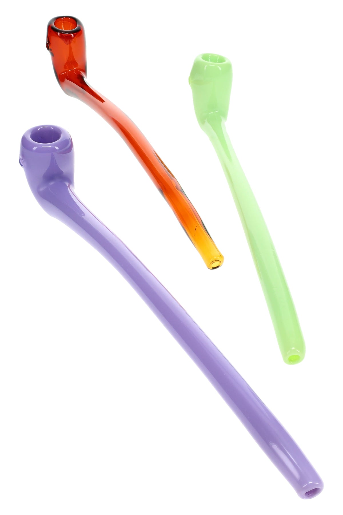 11.5″ Colored Glass Sherlock Pipe