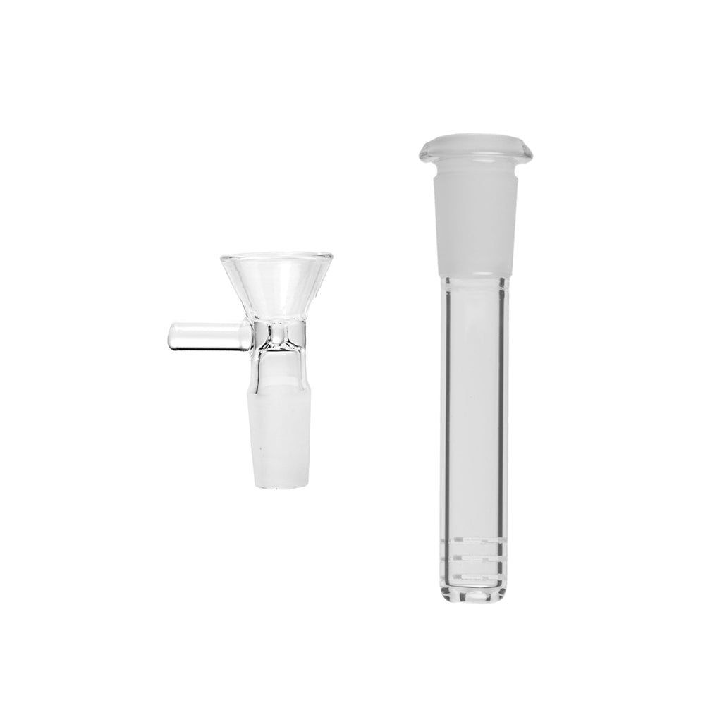 Human Grade Twisted Iridescent Beaker Water Pipe