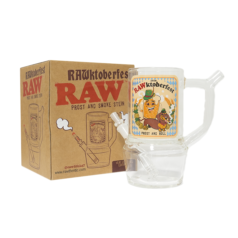 RAW RAWktoberfest Prost & Smoke Stein – 7.5″