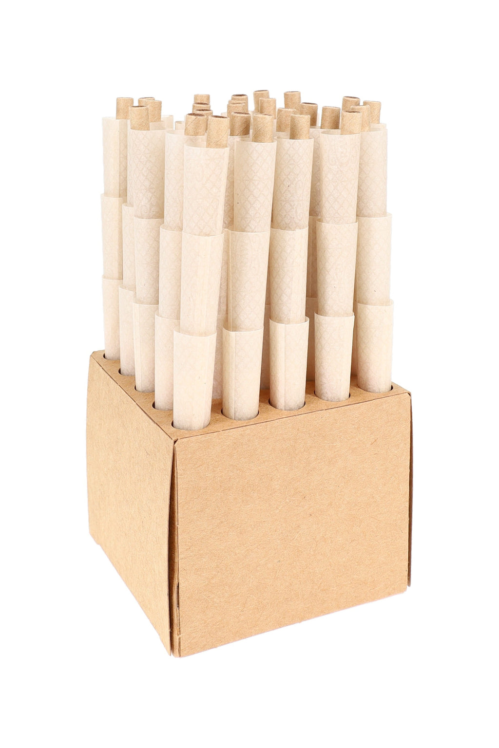 RAW Organic 1¼ Pre-Rolled Cones – 75 Count Box