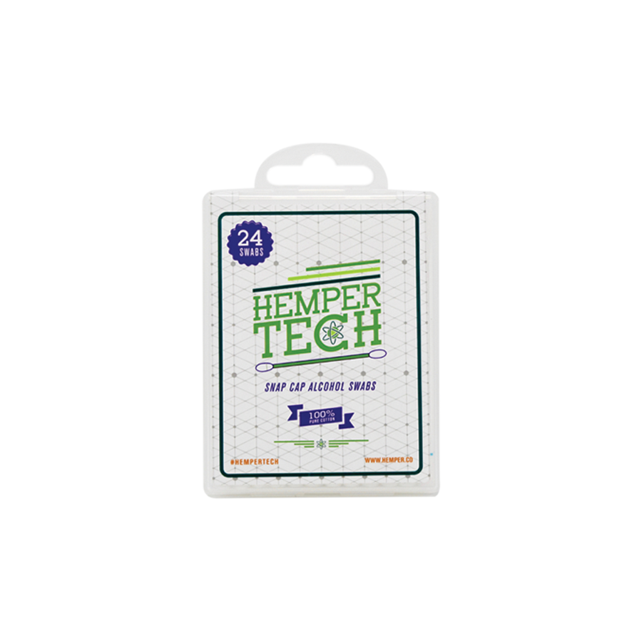HEMPER Tech Snapcap Alcohol Swabs