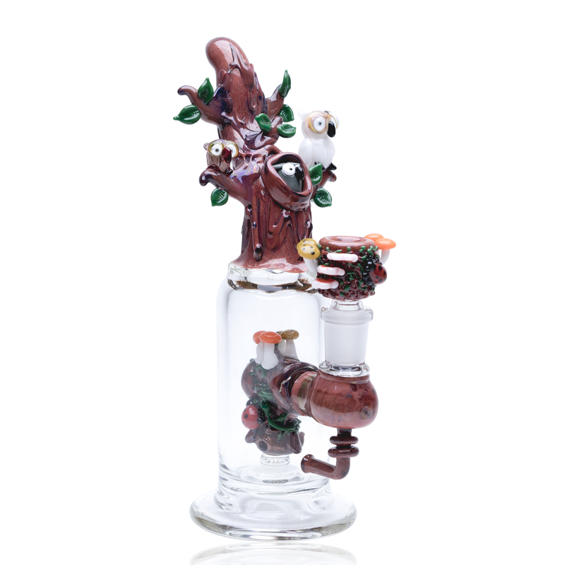 Empire Glassworks “Hootie’s Tree” Mini Rig – 14 mm Female – 7½″ – US-Made