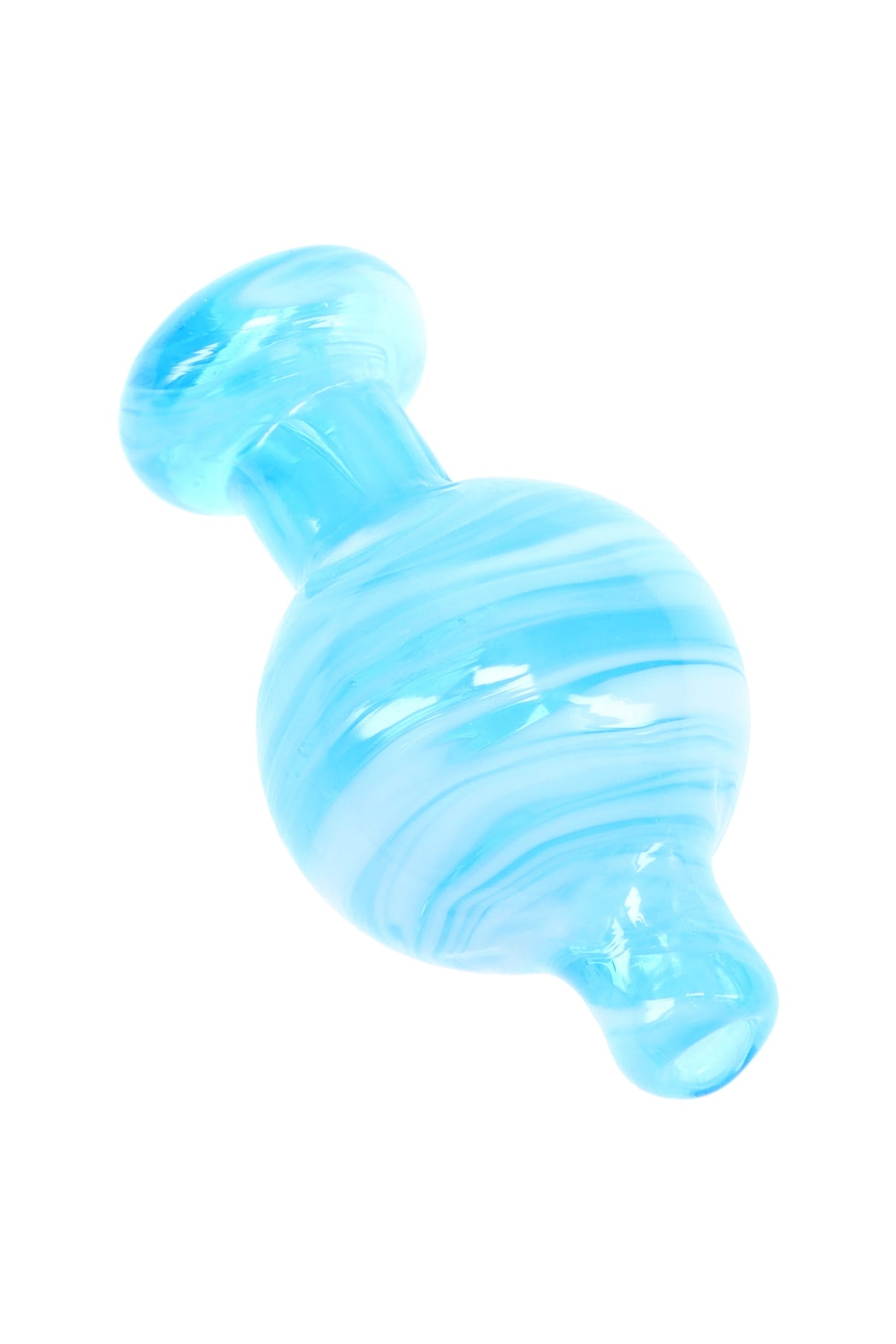 Glass Bubble Carb Cap “Color Swirl”