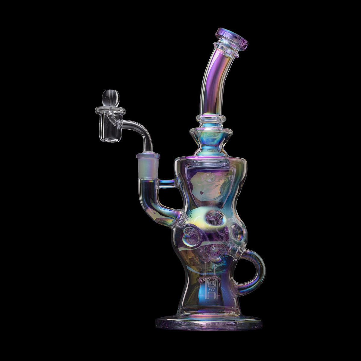 Human Grade 11.5" Swiss Incycler Glass Water Pipe