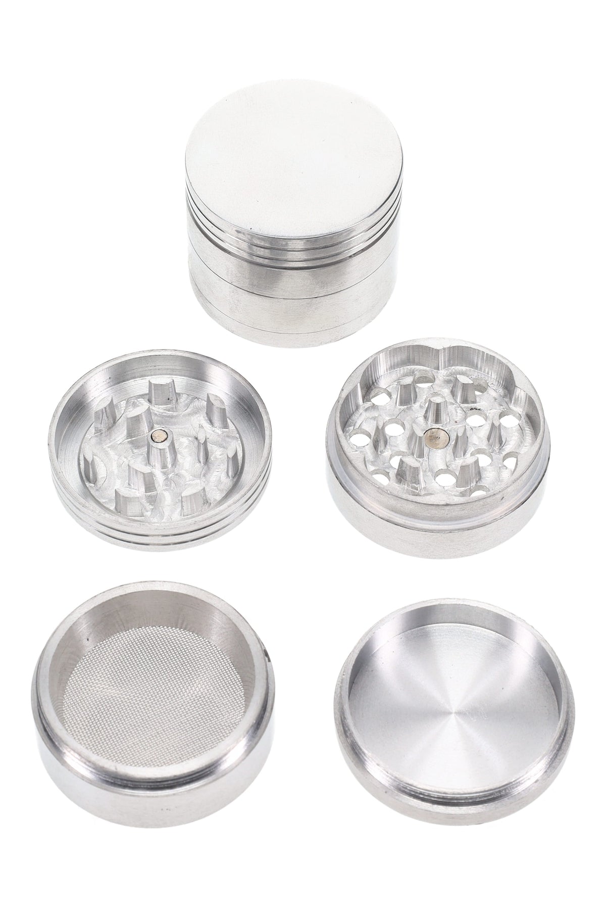 1¾″ 4-Part Metal Herb Grinder “Micro Cyclone”
