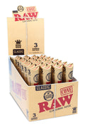 RAW King Size Classic Pre-Rolled Cones – 3/Pack – 32-Count Display