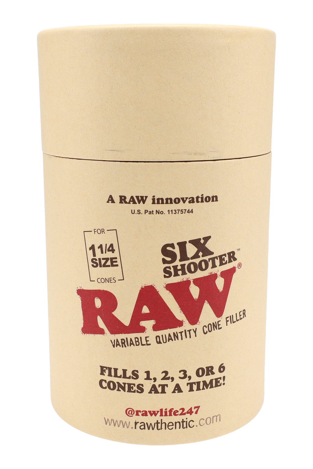 RAW Six Shooter Variable Quantity Cone Filler – 1¼ Size – 1–6 Cones
