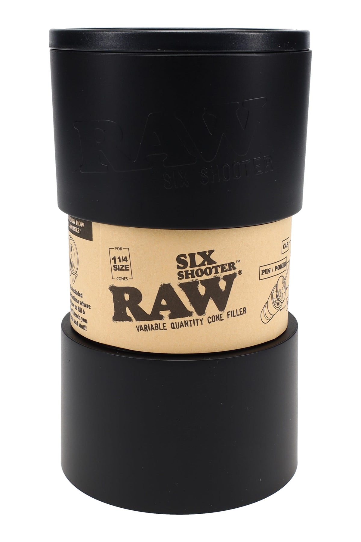 RAW Six Shooter Variable Quantity Cone Filler – 1¼ Size – 1–6 Cones