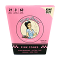 Blazy Susan Pink Paper Cones