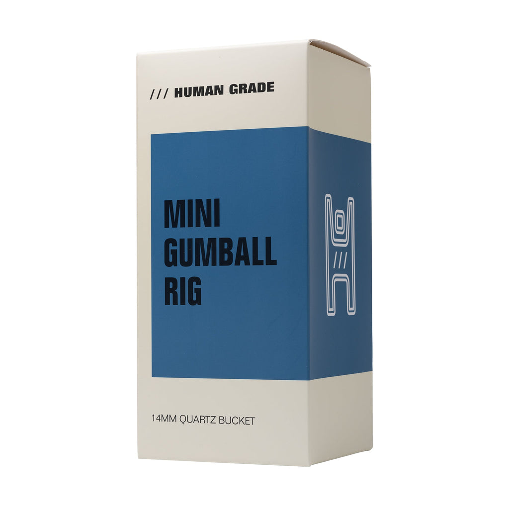 Human Grade 10" Mini Gumball Rig Glass Water Pipe